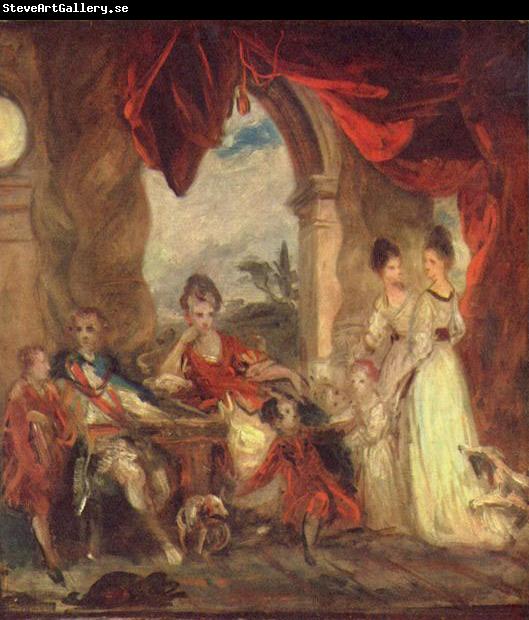 Sir Joshua Reynolds Portrat des Vierten Herzogs von Marlborough und seiner Familie